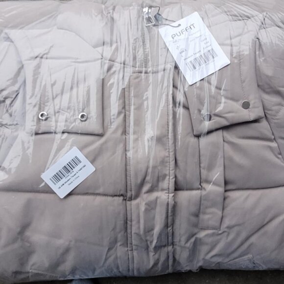 BNWT Puffit Hooded Long Puffer Jacket size small - Picture 2 of 2